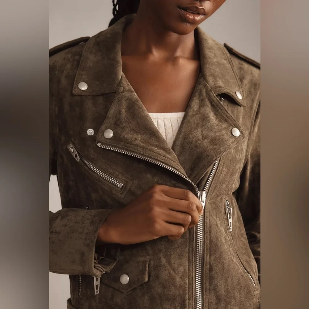 BLANKNYC Take a Hike Faux Suede Jacket - Picture 2 of 6